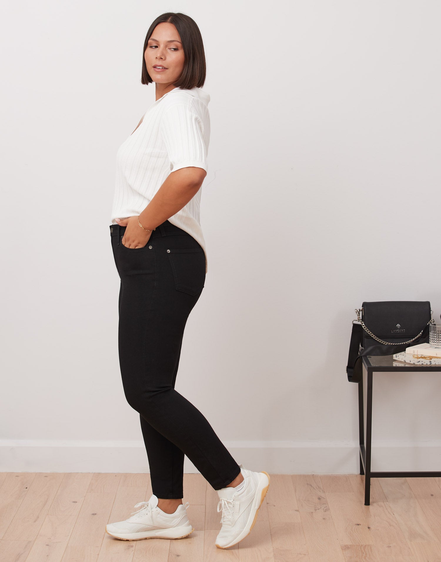 JEANS RACHEL COUPE ÉTROITE / BLACK SILENCE