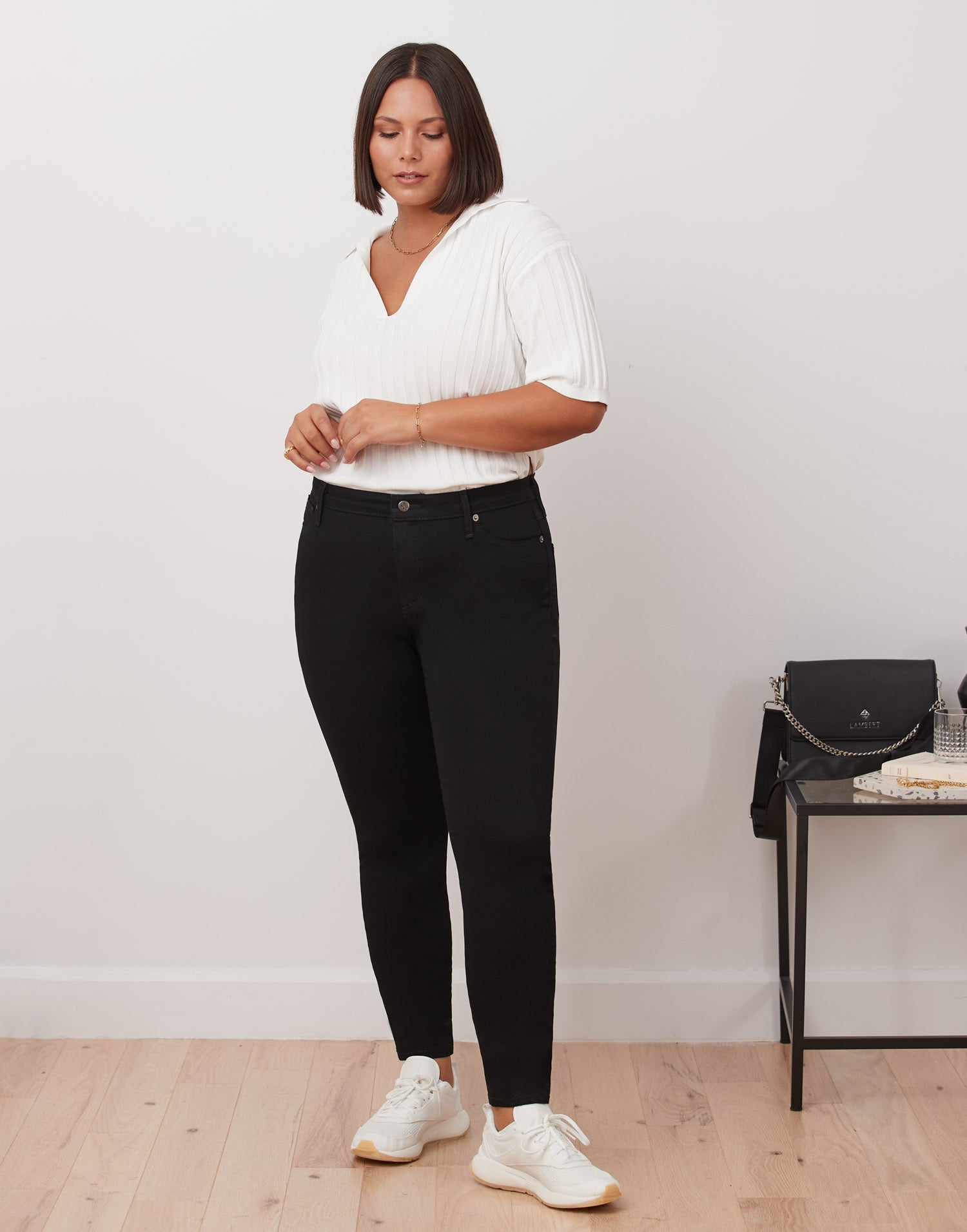 JEANS RACHEL COUPE ÉTROITE / BLACK SILENCE