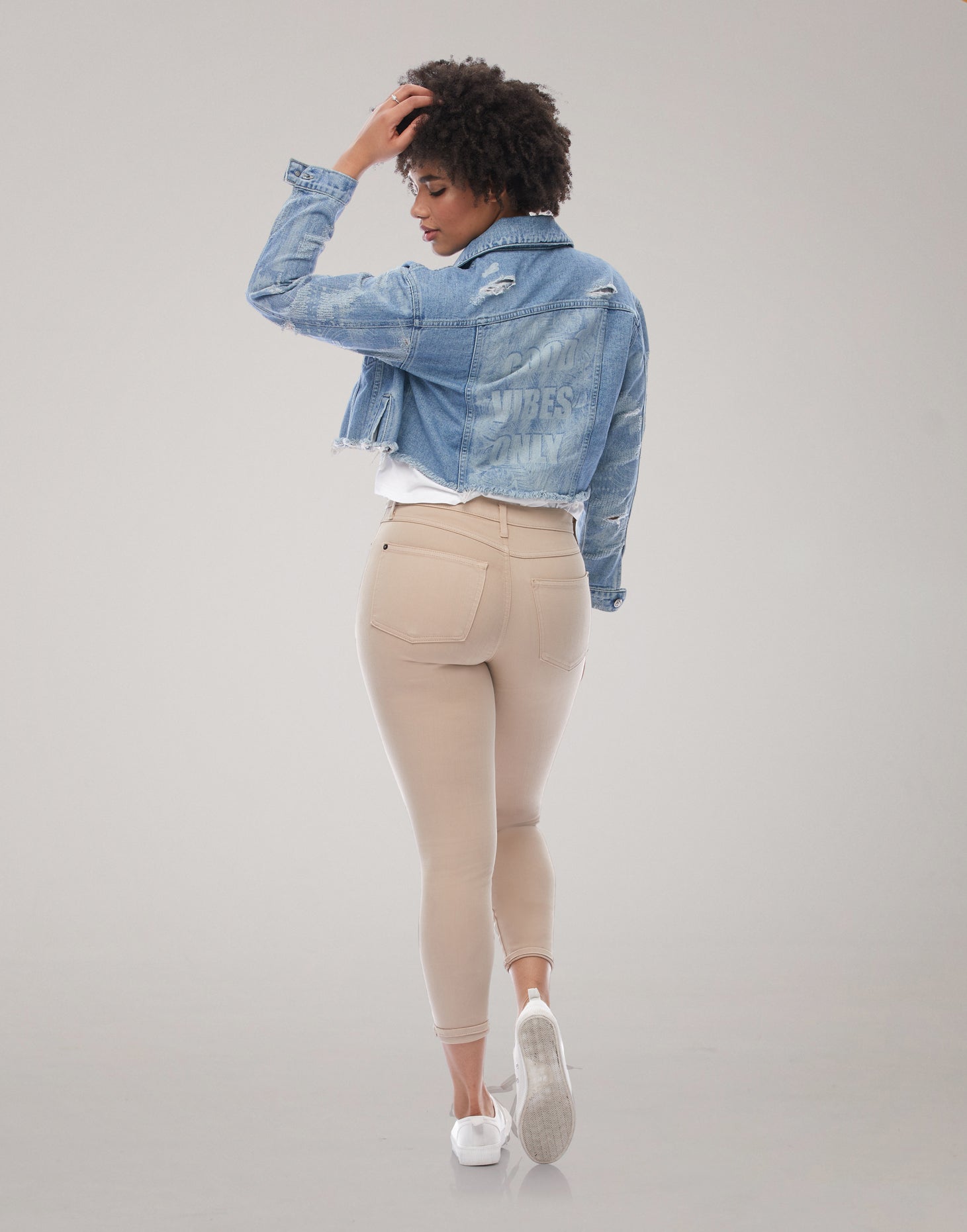JEANS RACHEL COUPE ÉTROITE / SANDCASTLE