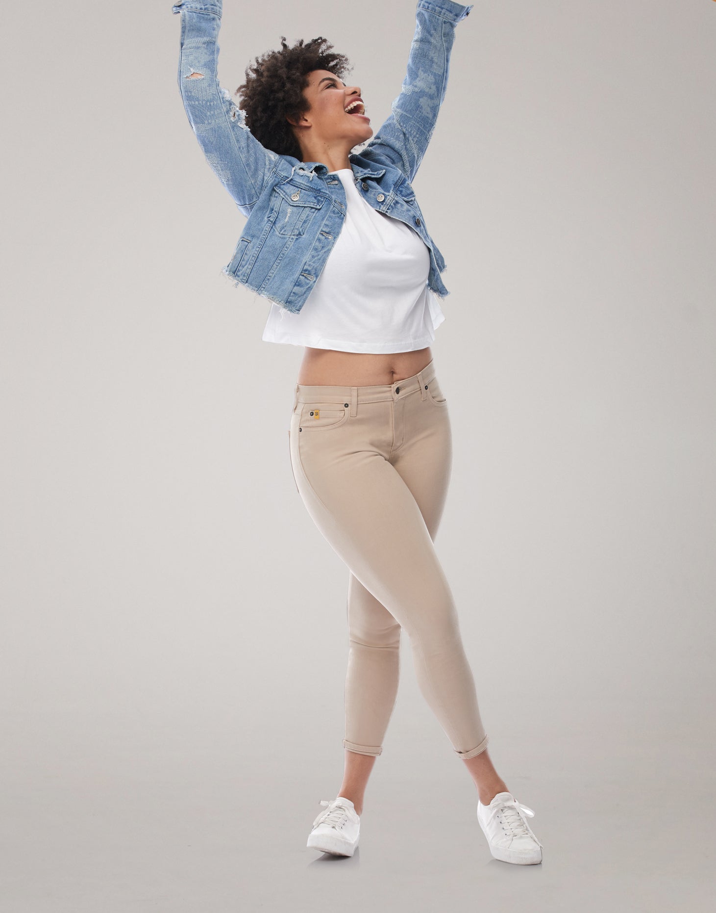 JEANS RACHEL COUPE ÉTROITE / SANDCASTLE