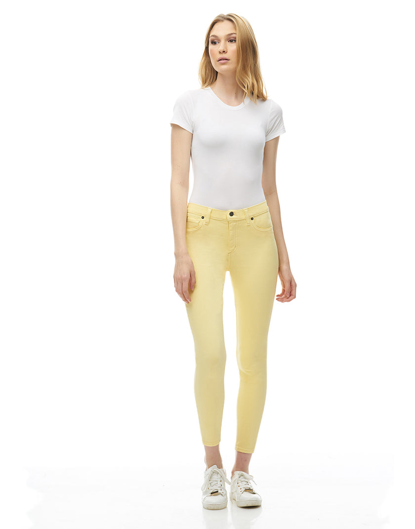 JEANS RACHEL COUPE ÉTROITE / JONQUILLE