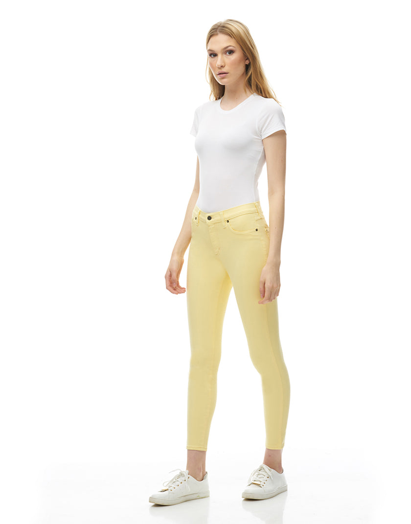 JEANS RACHEL COUPE ÉTROITE / JONQUILLE