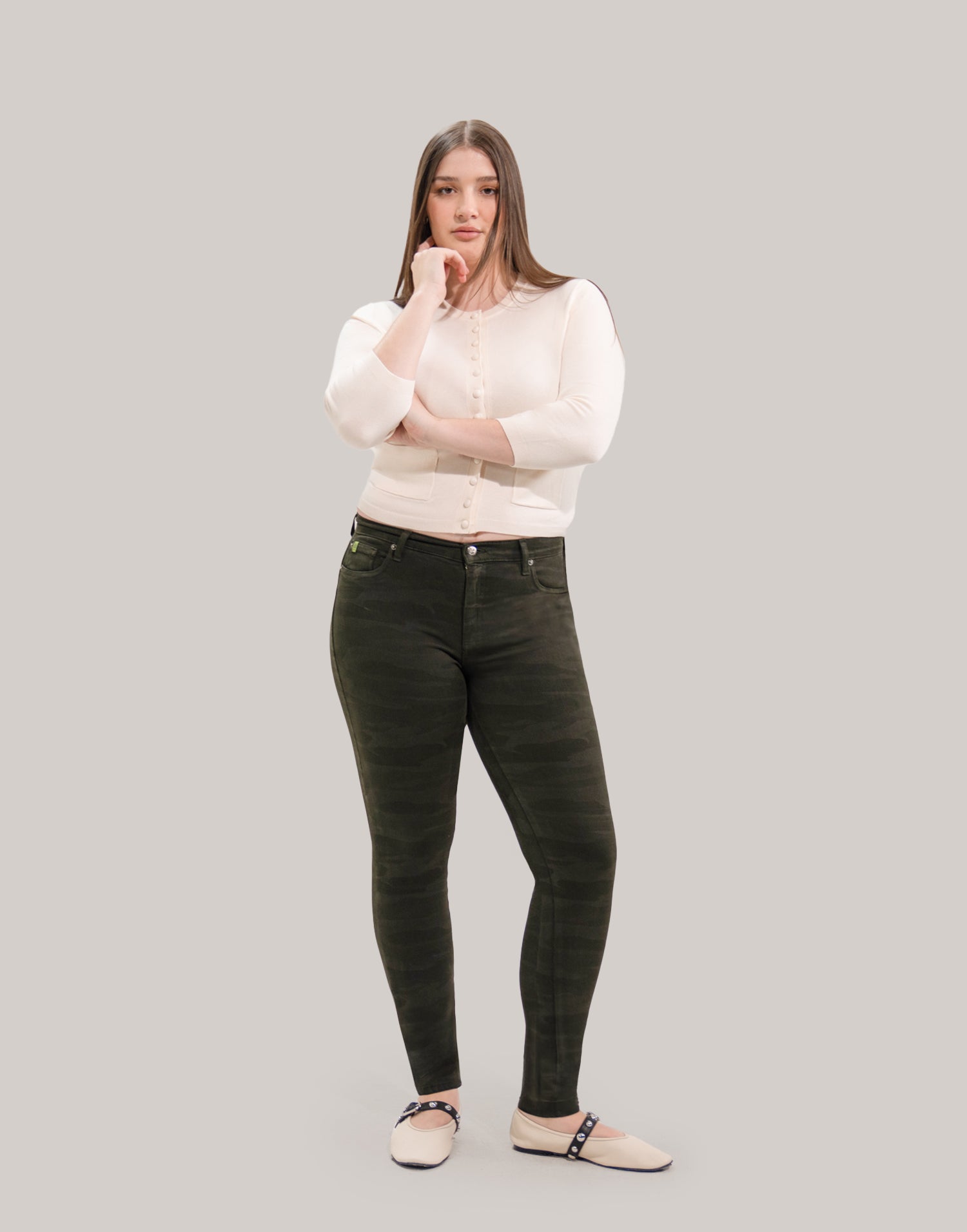 JEANS RACHEL COUPE ÉTROITE / TRUE CAMO