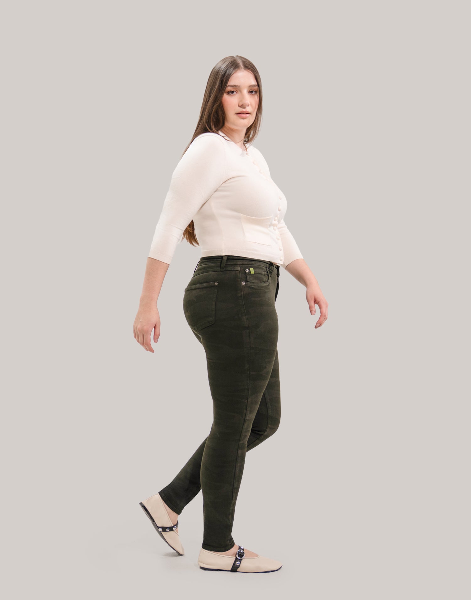 JEANS RACHEL COUPE ÉTROITE / TRUE CAMO
