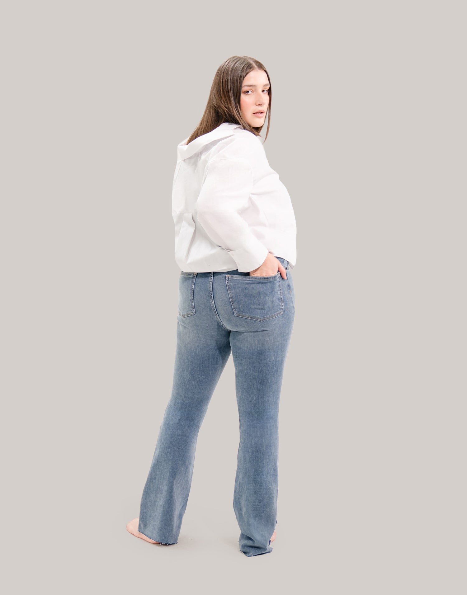 JEANS ALEX COUPE ÉVASÉE / ZOLA