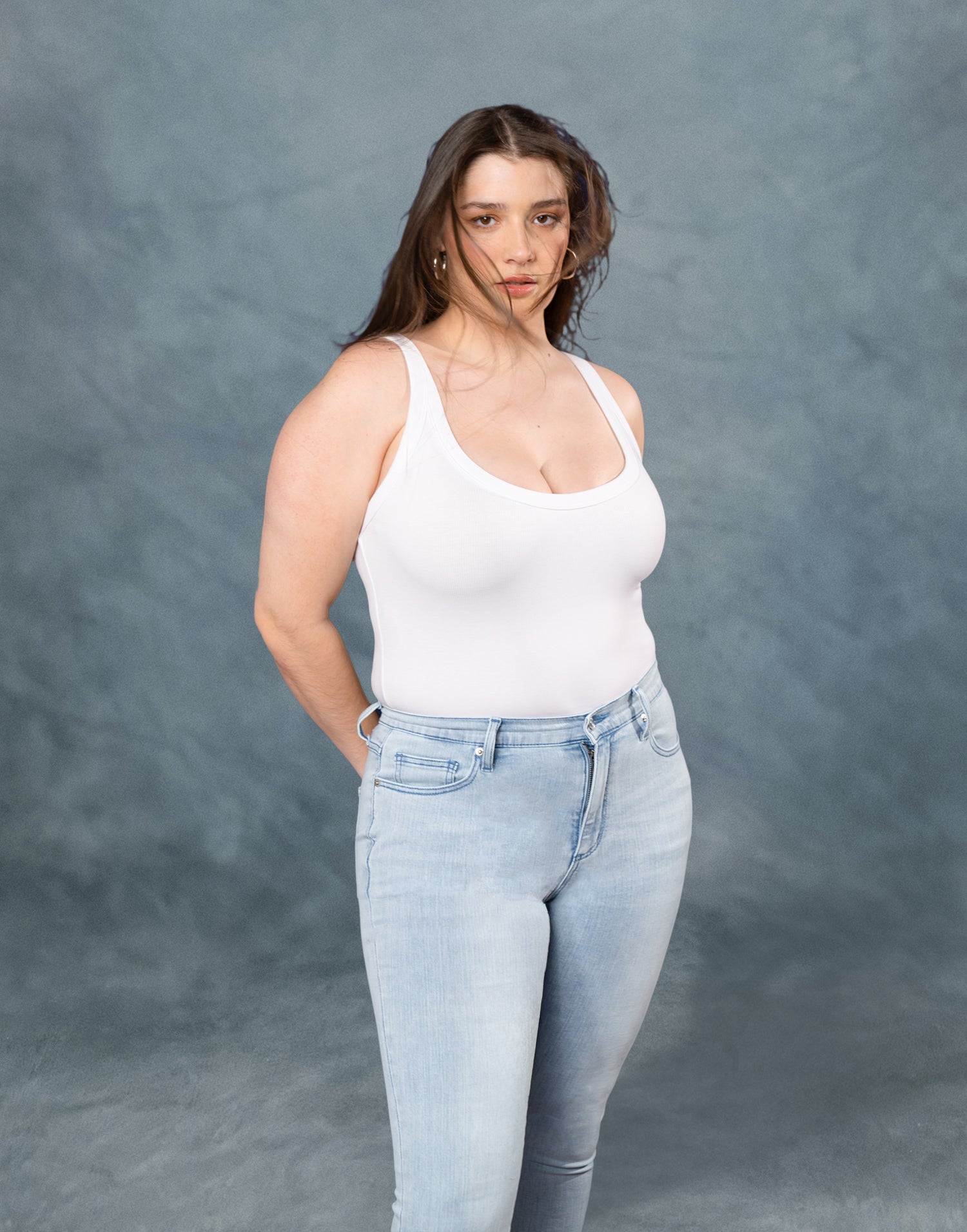JEANS RACHEL COUPE ÉTROITE / SEA BREEZE