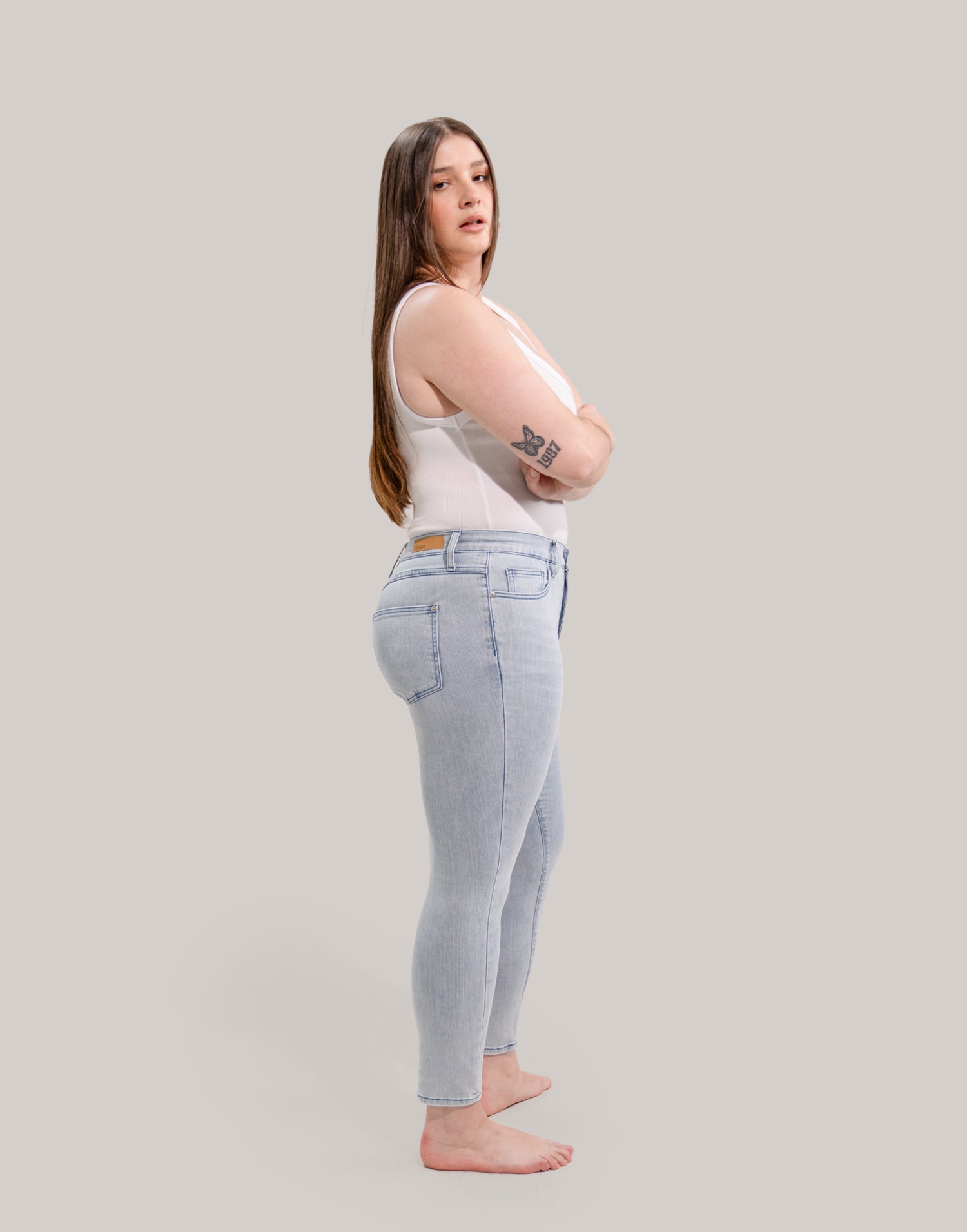 JEANS RACHEL COUPE ÉTROITE / SEA BREEZE