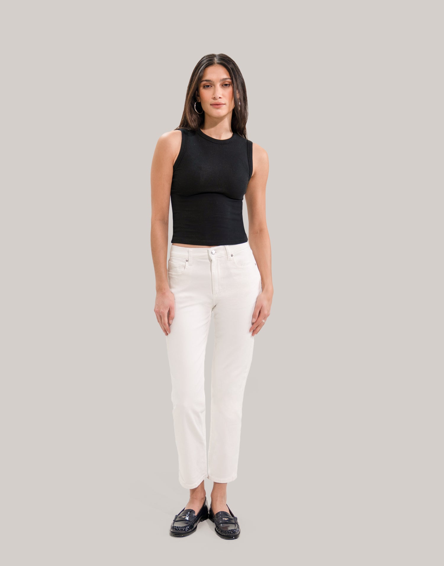 JEANS MALIA COUPE DÉCONTRACTÉE / PEARL