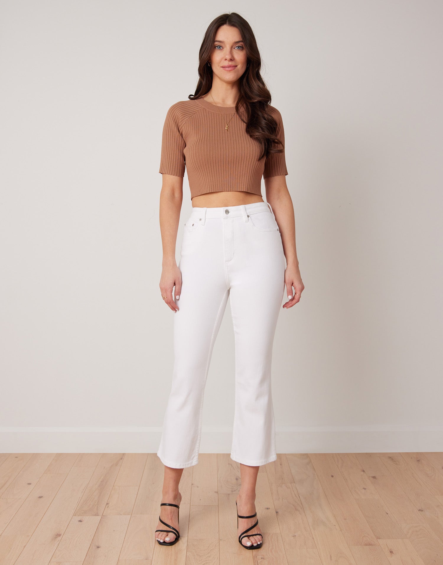 JEANS ALEX COUPE ÉVASÉE / BLANC