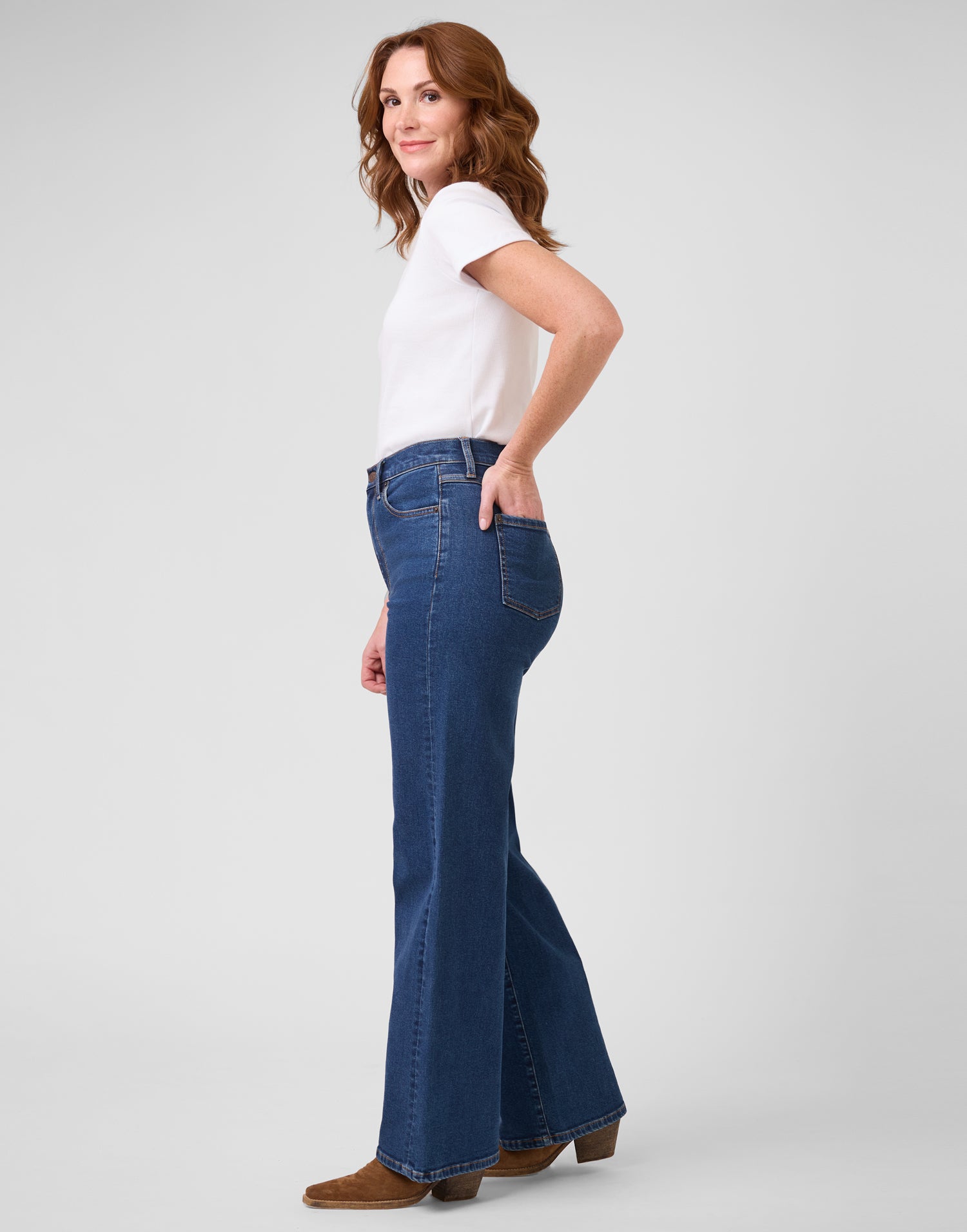 JEANS LILY COUPE TRÈS ÉVASÉE / HERITAGE BLUE