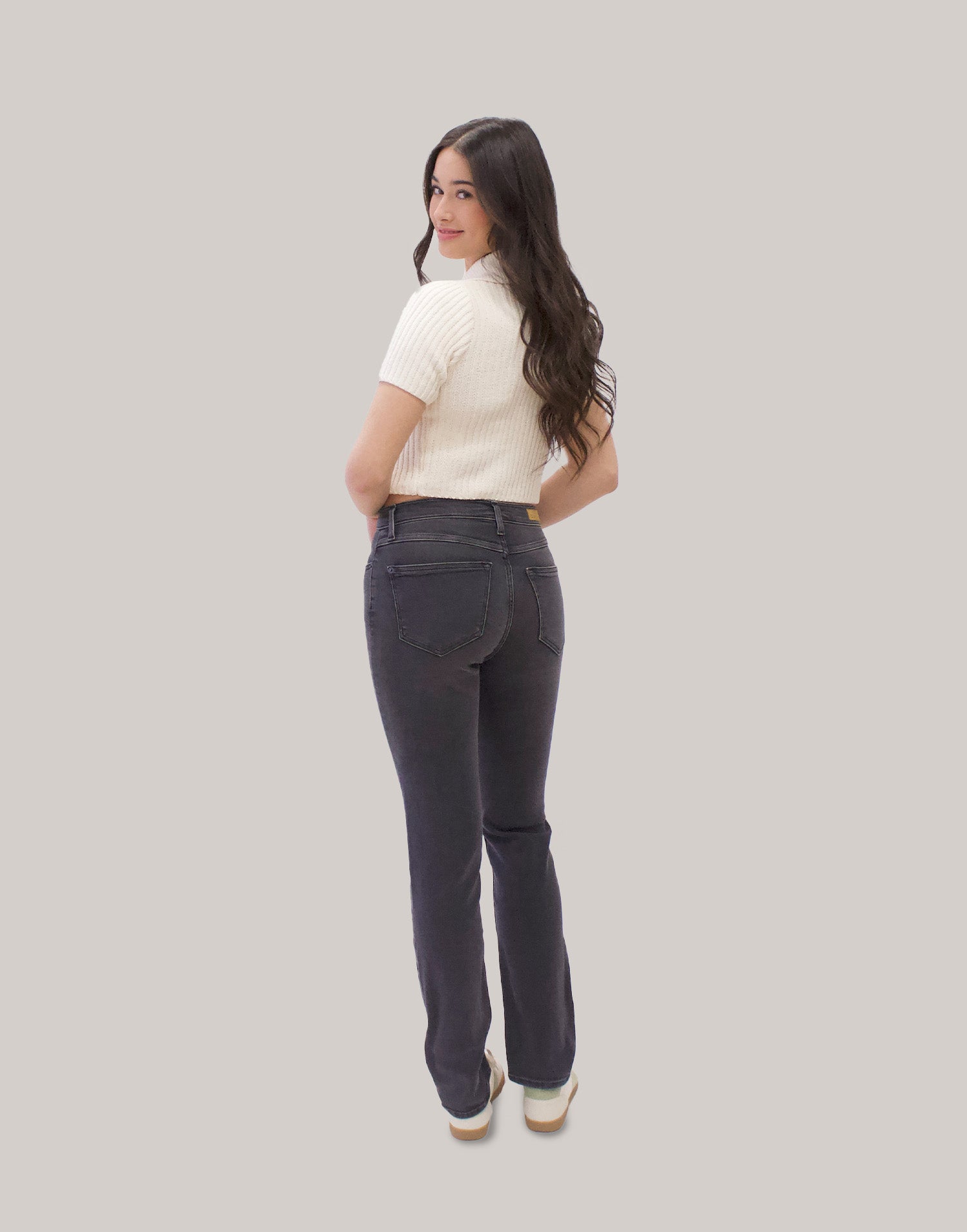 JEANS EMILY COUPE AJUSTÉE / GRAPHITE