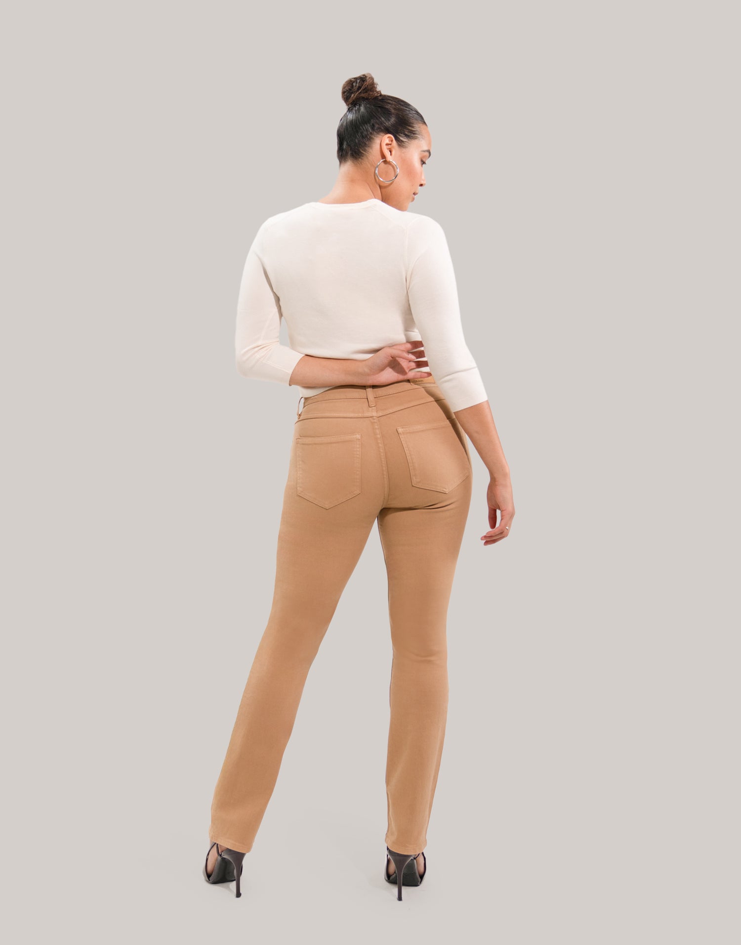 JEANS EMILY COUPE AJUSTÉE / BUTTERSCOTCH