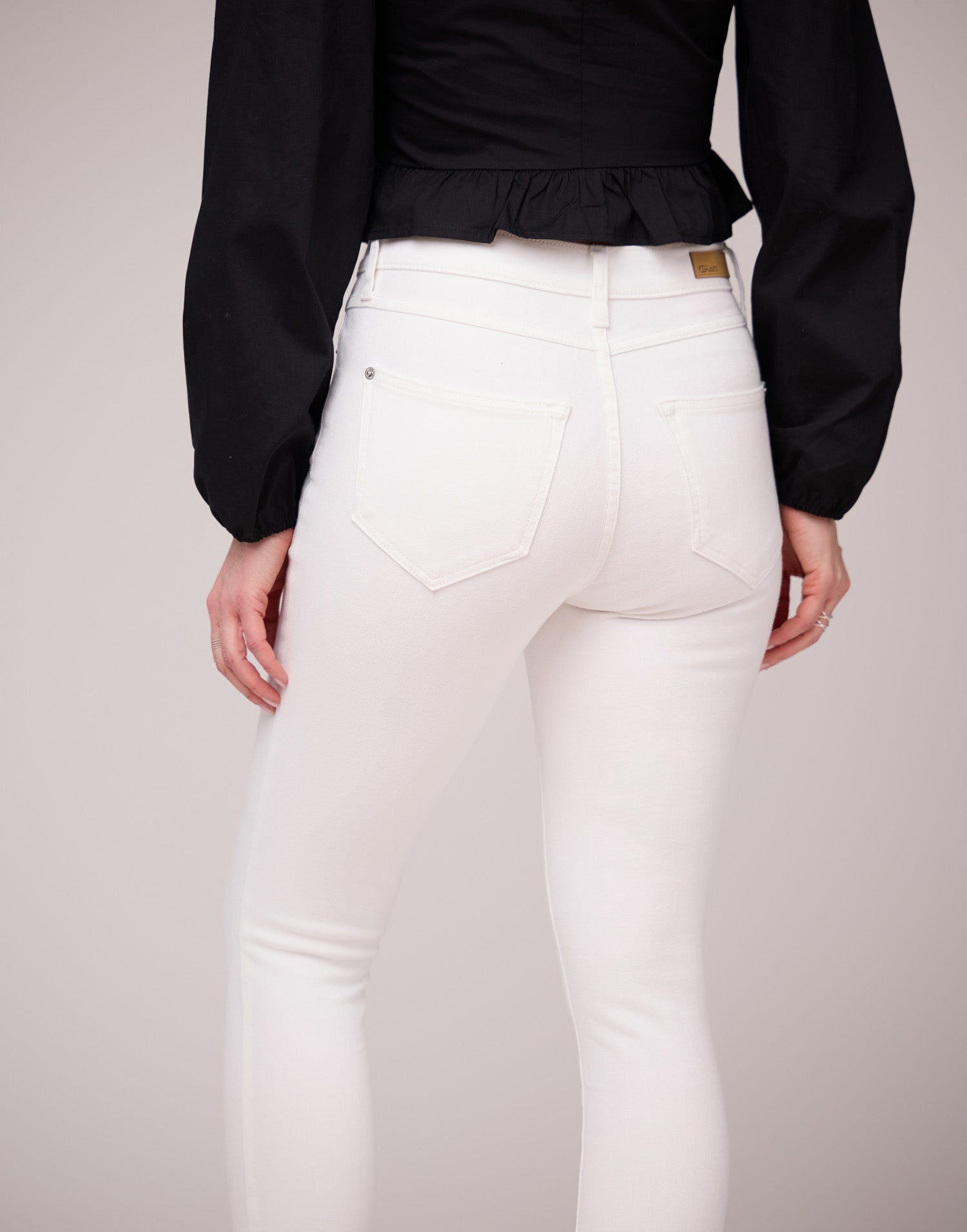 JEANS RACHEL COUPE ÉTROITE / WHITE SHELL