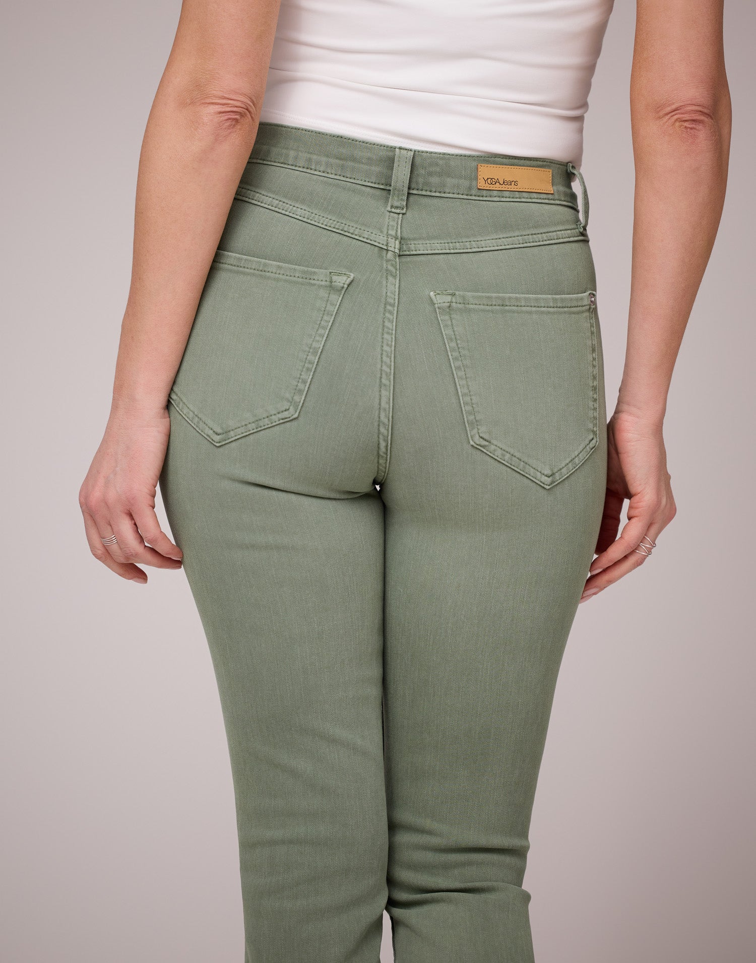 JEANS EMILY COUPE AJUSTÉE / BEACH GRASS