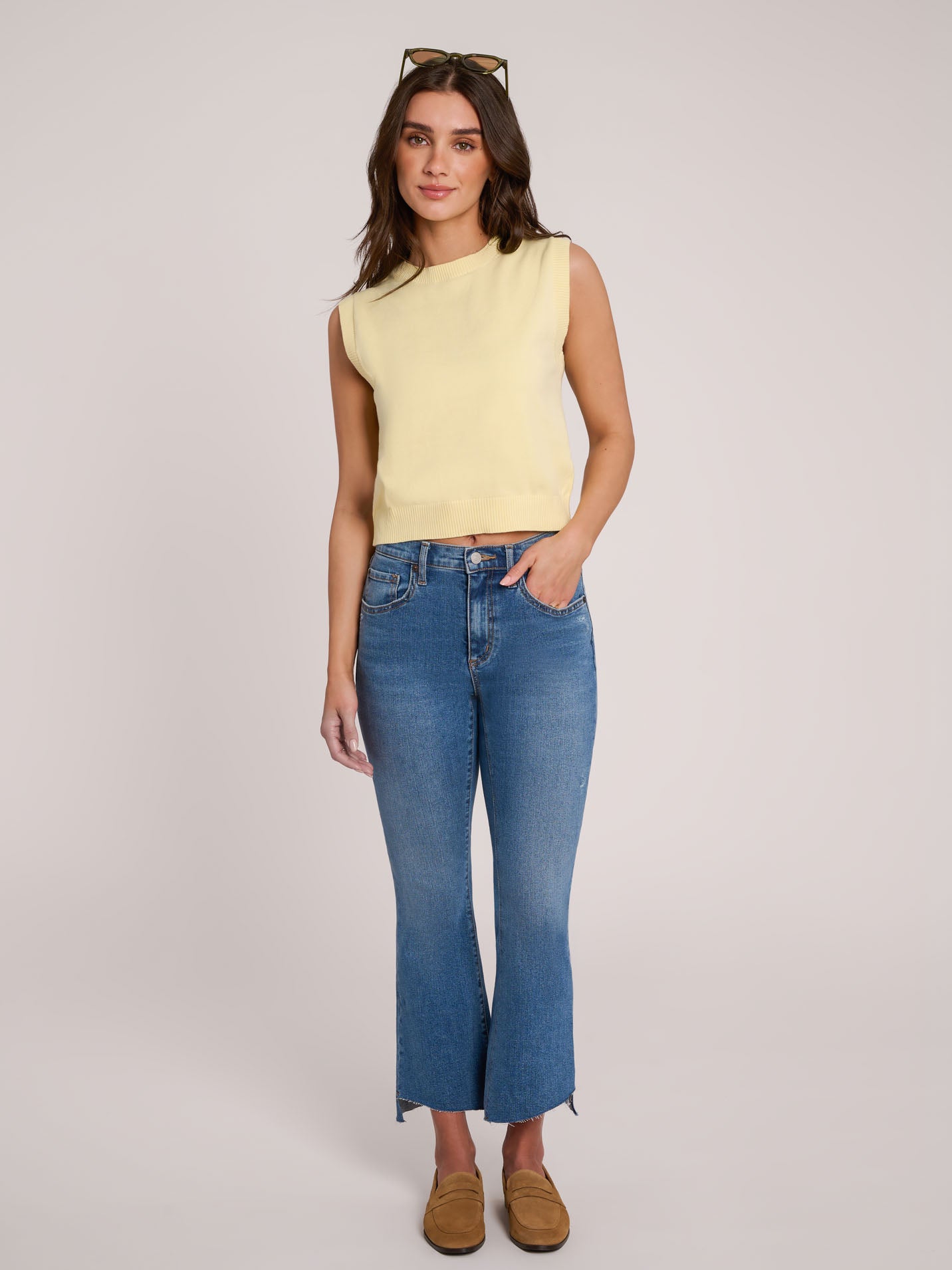 JEANS ALEX COUPE ÉVASÉE / BLUE DAHLIA