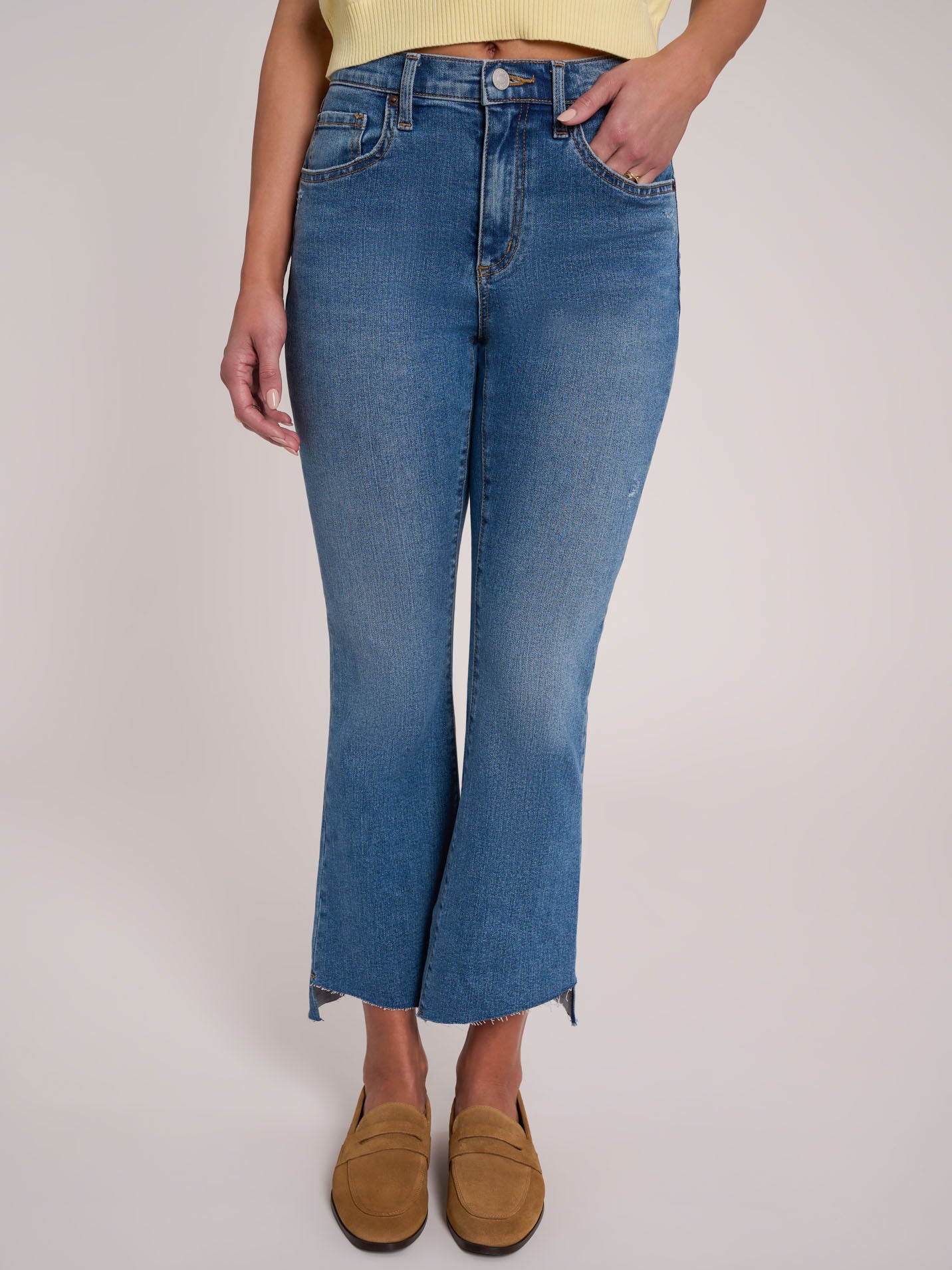 JEANS ALEX COUPE ÉVASÉE / BLUE DAHLIA