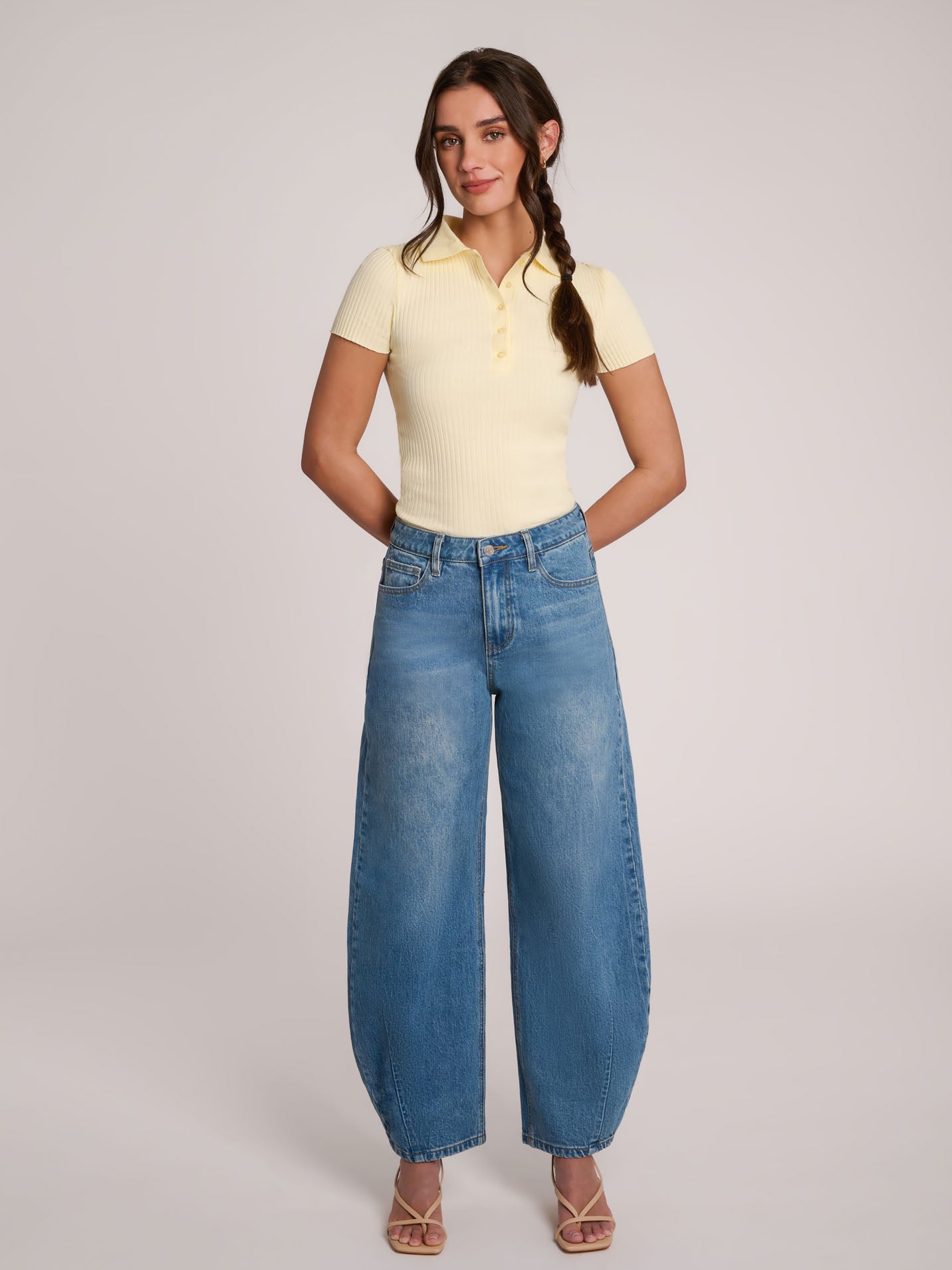 JEANS MALIA COUPE DÉCONTRACTÉE / BLUE STEM