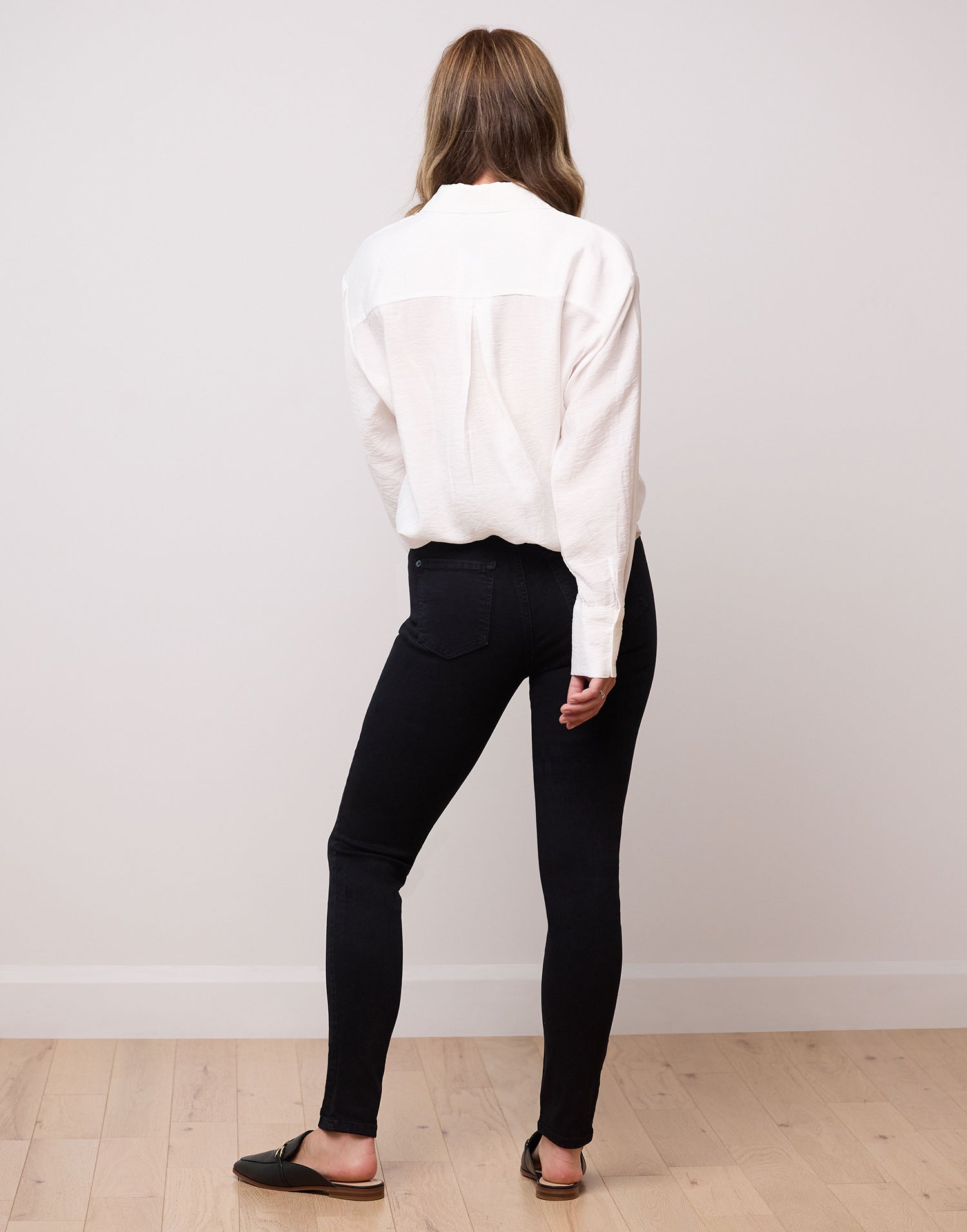 JEANS RACHEL COUPE ÉTROITE / PITCH BLACK