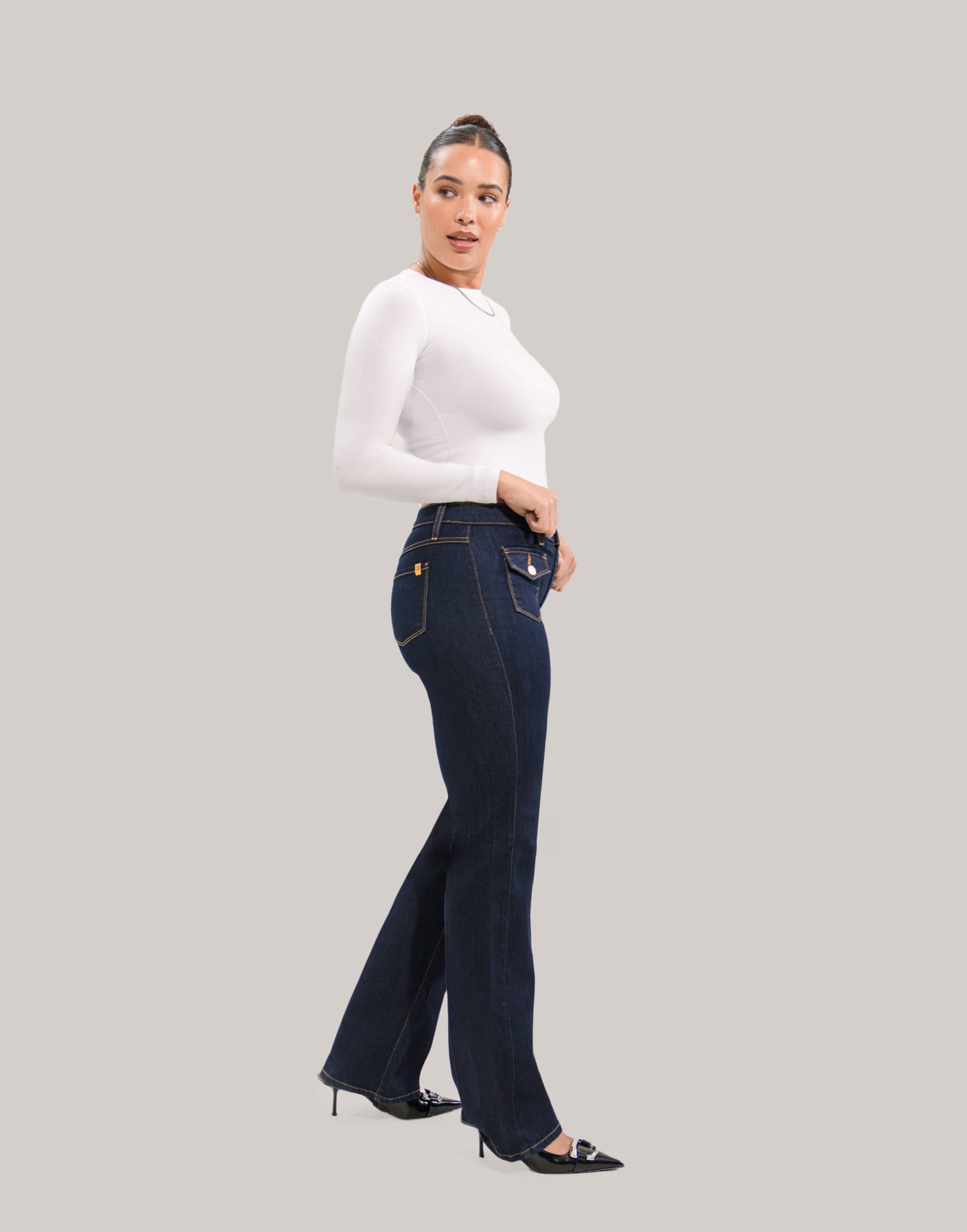 JEANS ALEX COUPE ÉVASÉE / RINSE INDIGO