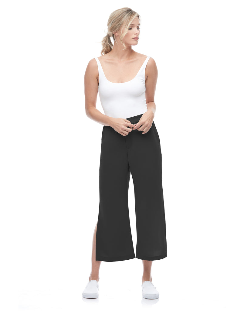 PANTALON LILY COUPE TRÈS ÉVASÉE / Noir