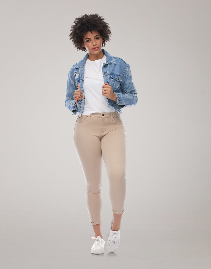 JEANS RACHEL COUPE ÉTROITE / SANDCASTLE