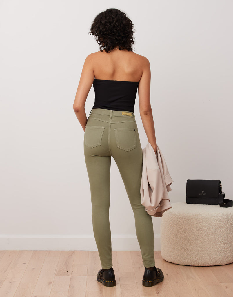 JEANS RACHEL COUPE ÉTROITE / VETIVER