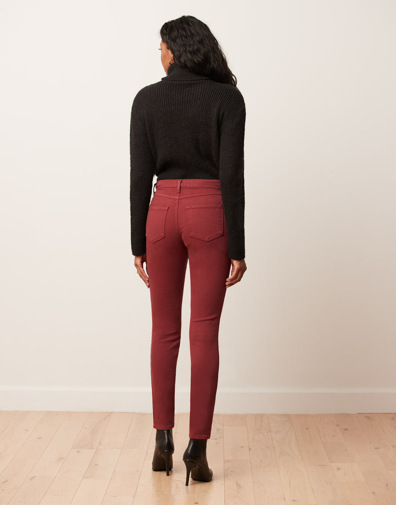 JEANS RACHEL COUPE ÉTROITE / RUBY WINE