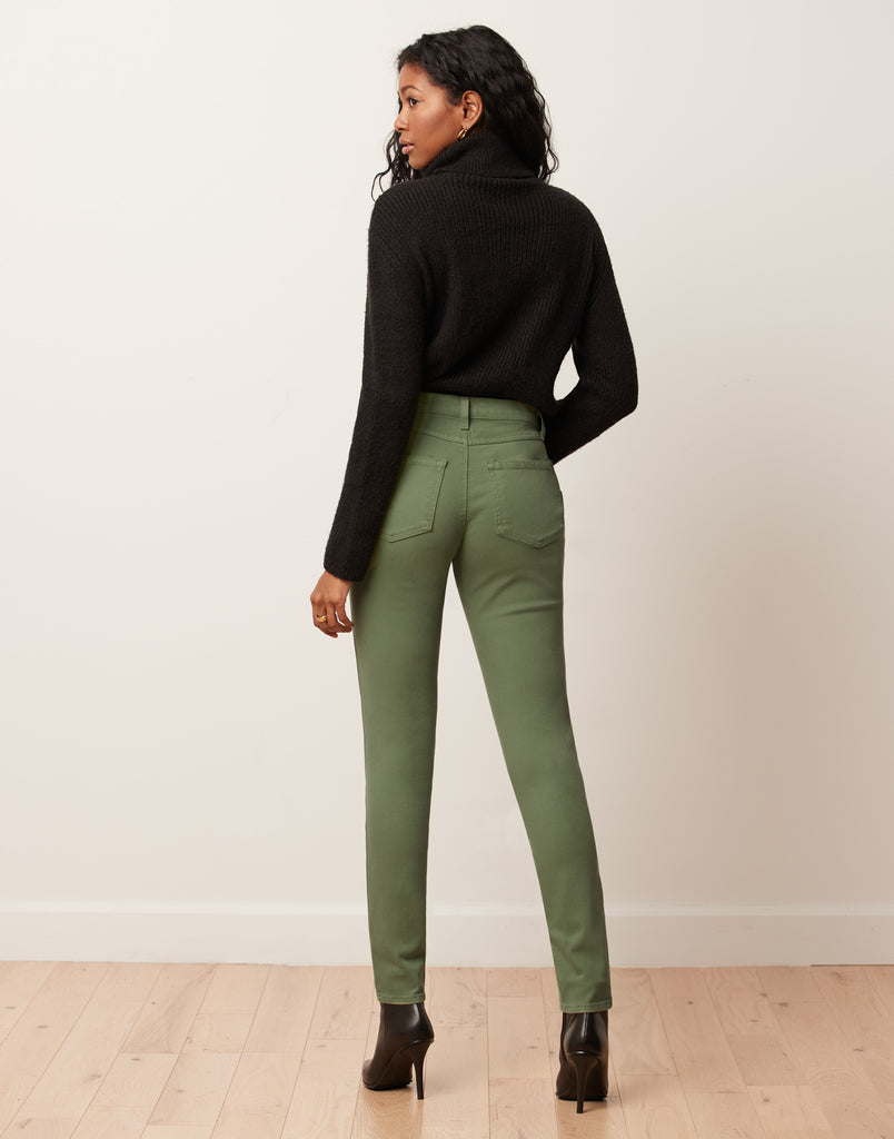 JEANS RACHEL COUPE ÉTROITE / WATERCRESS