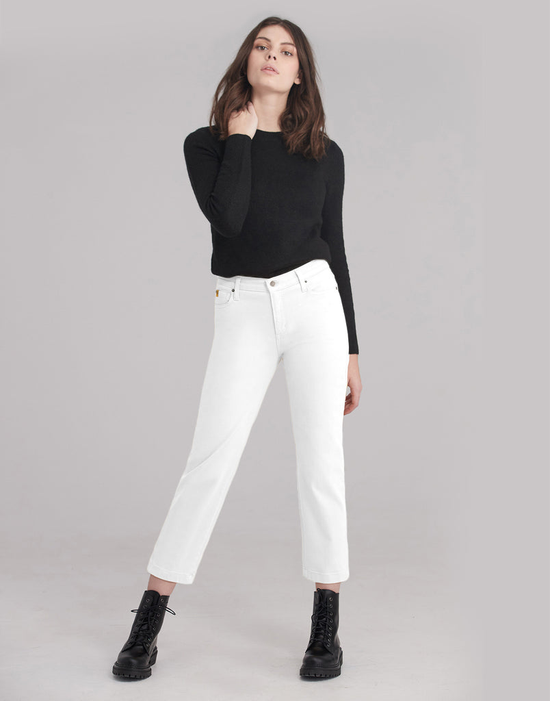 JEANS CHLOÉ COUPE DROITE / WHITE