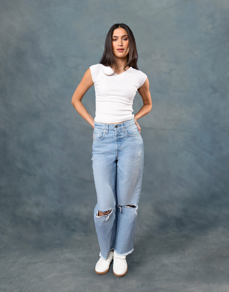 JEANS CHLOE COUPE DROITE / BLISS
