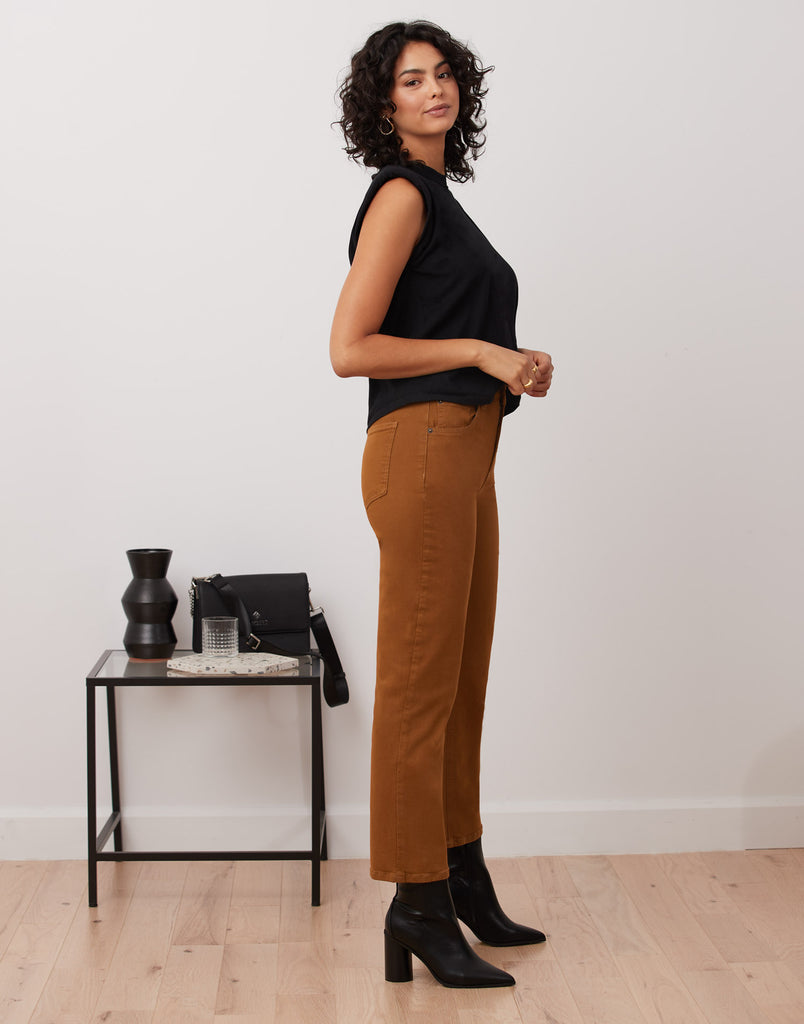 JEANS EMILY COUPE AJUSTÉE / CANELLE