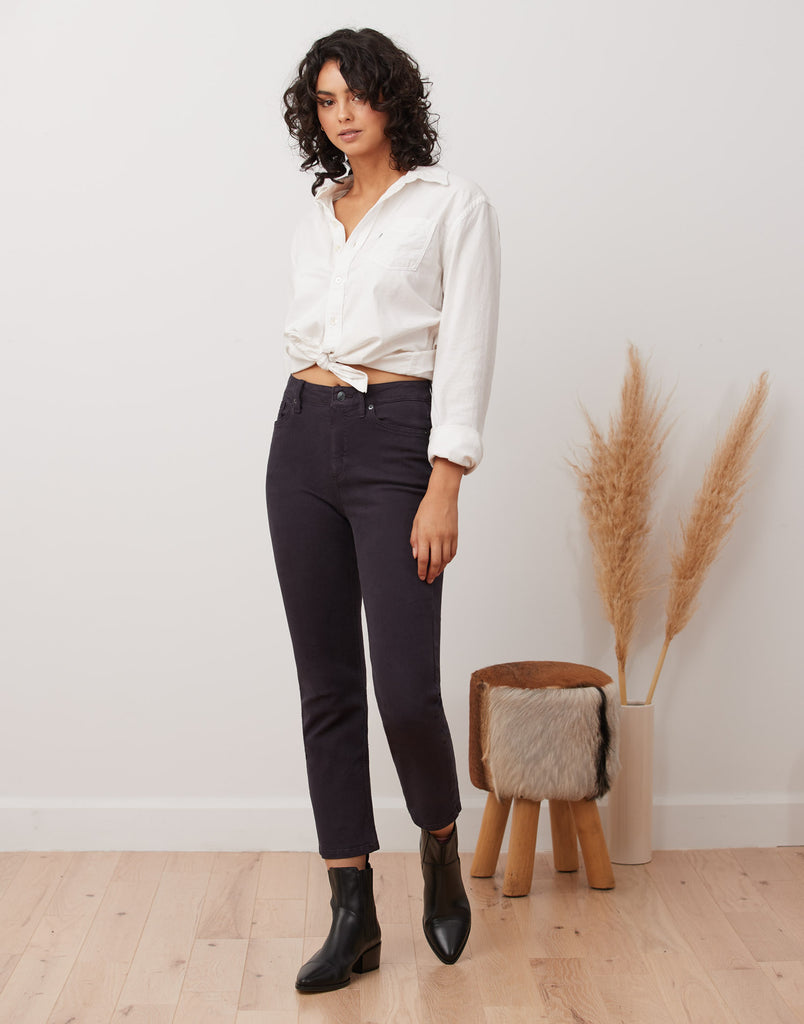 JEANS EMILY COUPE AJUSTÉE / PURPLE RAIN
