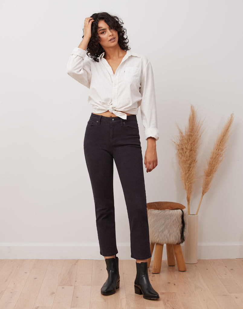 JEANS EMILY COUPE AJUSTÉE / PURPLE RAIN