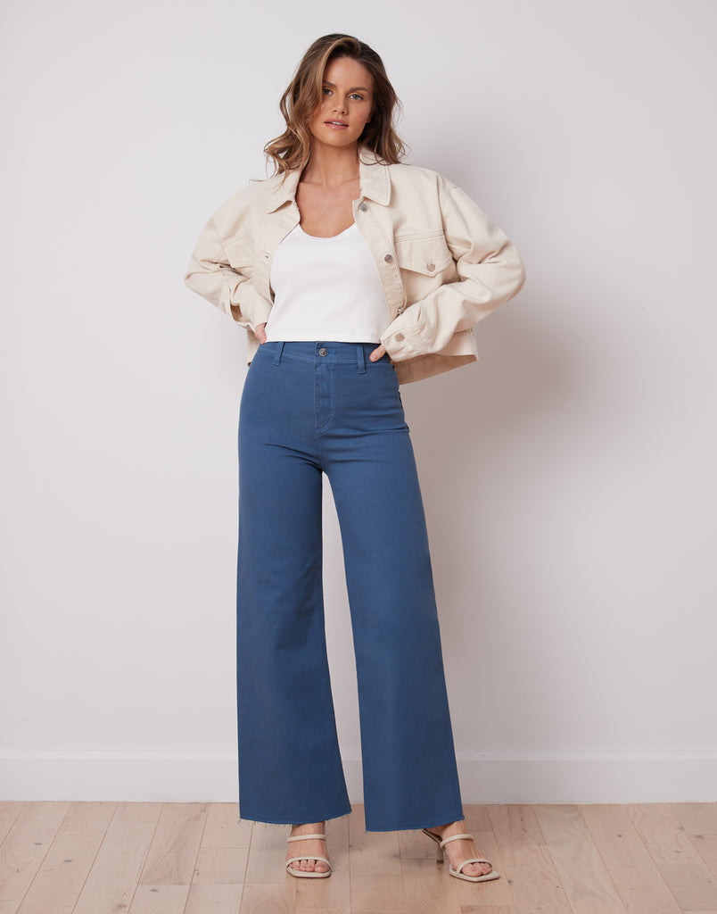 PANTALON LILY COUPE TRÈS ÉVASÉE / BACKPACK BLUE