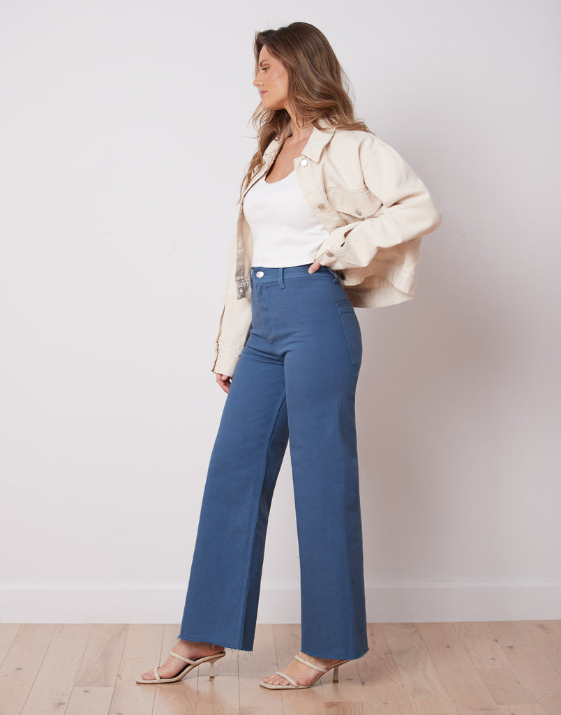 PANTALON LILY COUPE TRÈS ÉVASÉE / BACKPACK BLUE