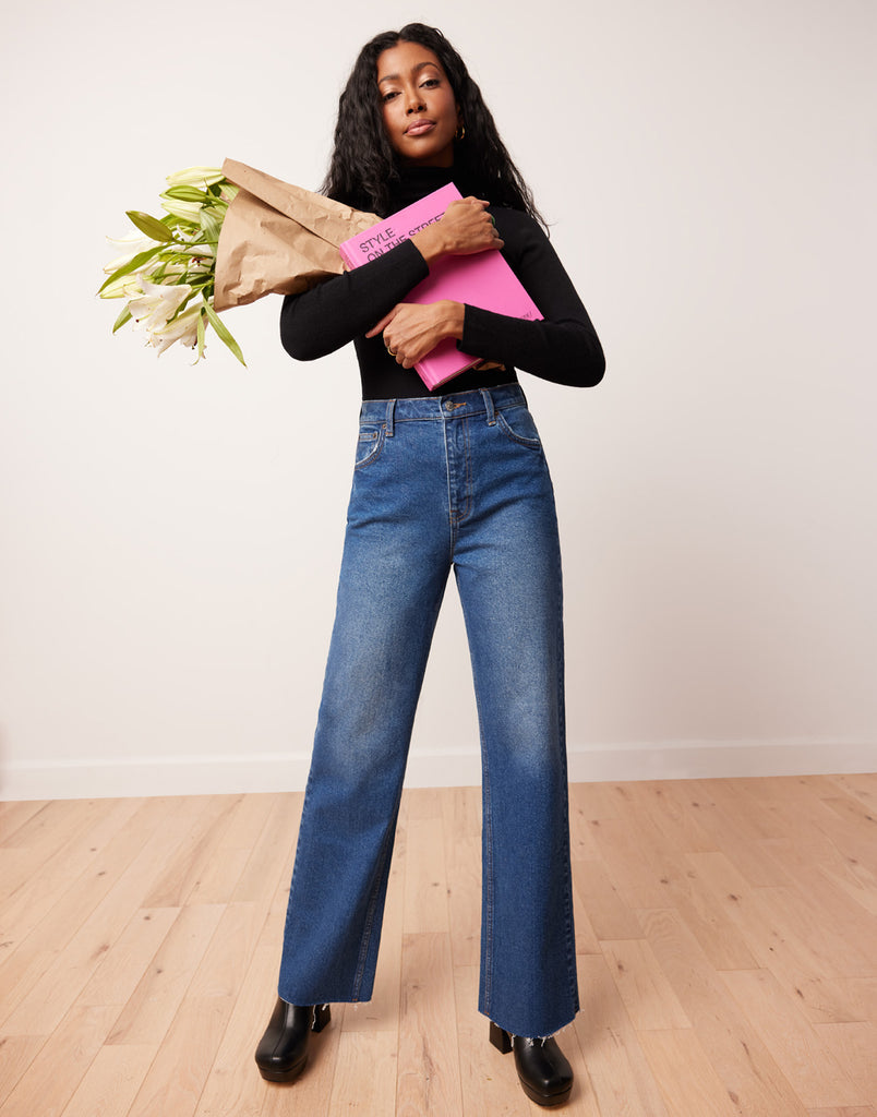 JEANS LILY COUPE TRÈS ÉVASÉE / ELLE