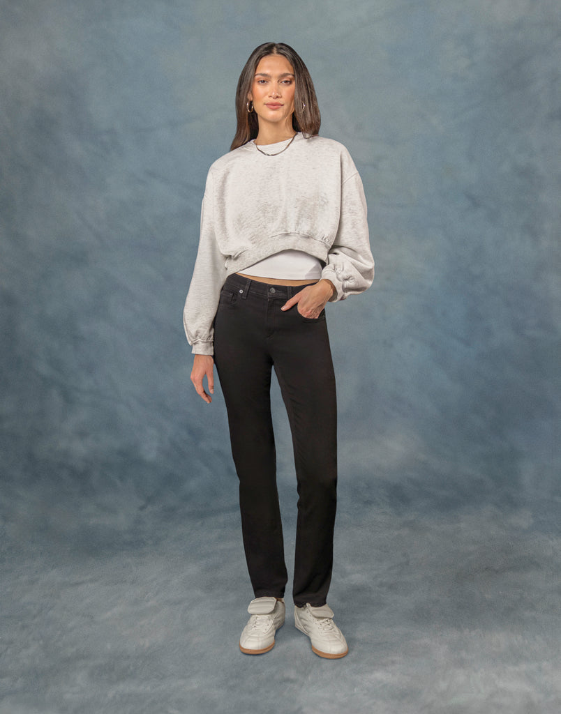 JEANS CHLOÉ COUPE DROITE / NOIR 31"