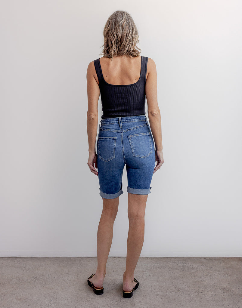 SHORT EN DENIM / EARTH