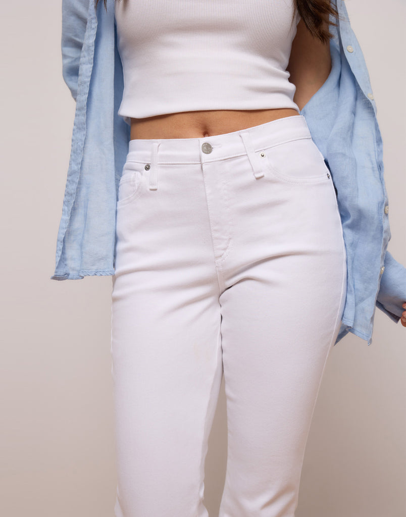 JEANS EMILY COUPE AJUSTÉE / BLANC