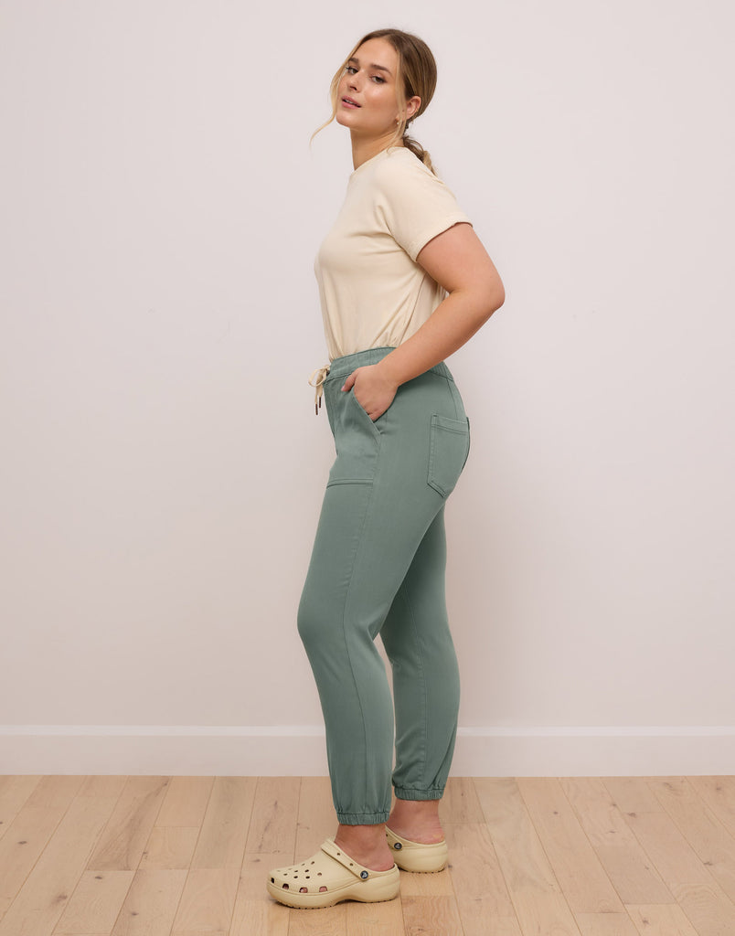 JOGGING EN DENIM EXTENSIBLE MALIA / LAUREL WREATH