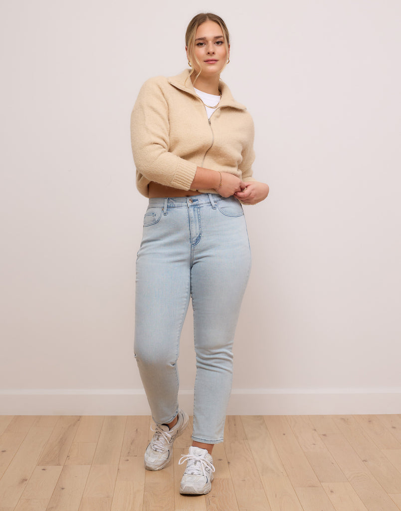 JEANS EMILY COUPE AJUSTÉE / SEA BREEZE