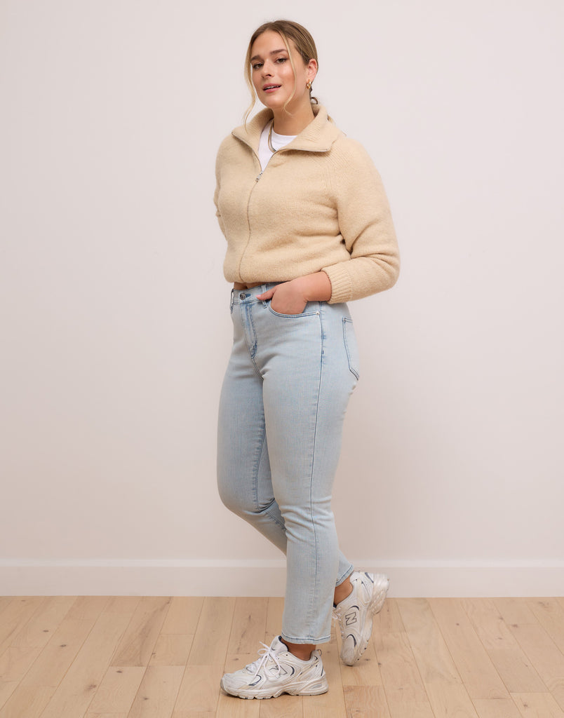 JEANS EMILY COUPE AJUSTÉE / SEA BREEZE