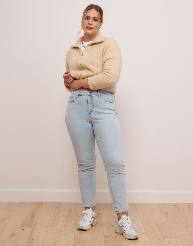 JEANS EMILY COUPE AJUSTÉE / SEA BREEZE