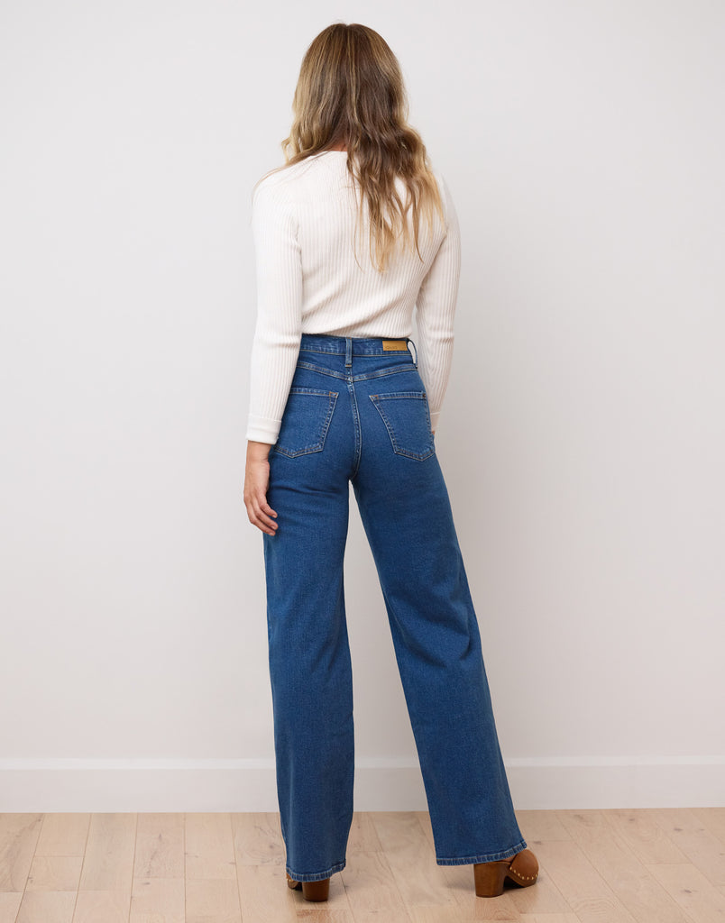 JEANS LILY COUPE TRÈS ÉVASÉE / HERITAGE BLUE