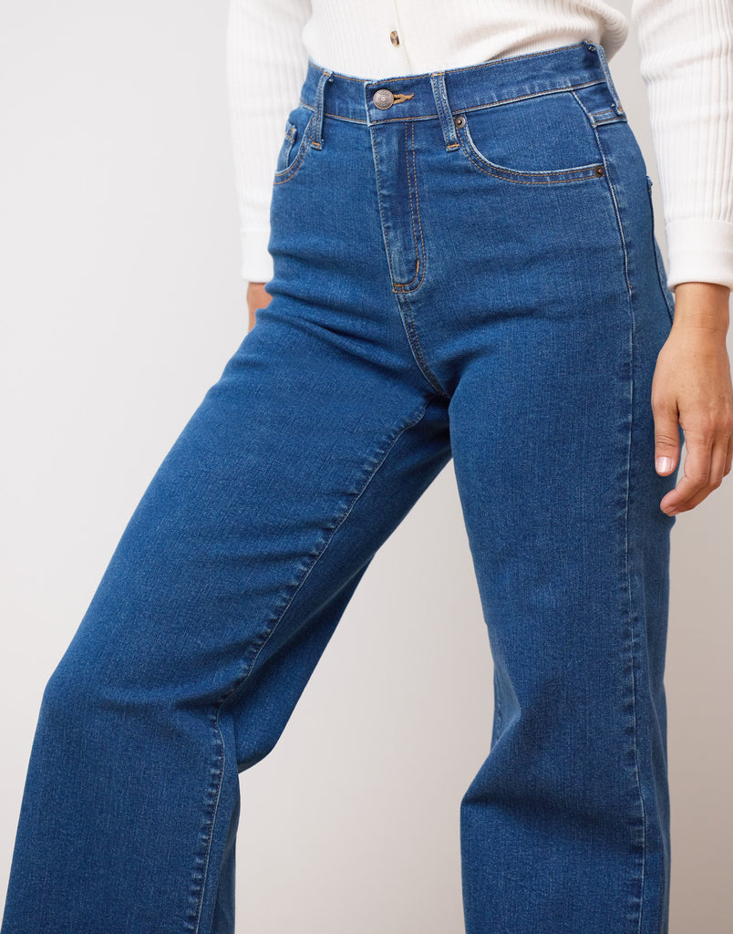 JEANS LILY COUPE TRÈS ÉVASÉE / HERITAGE BLUE