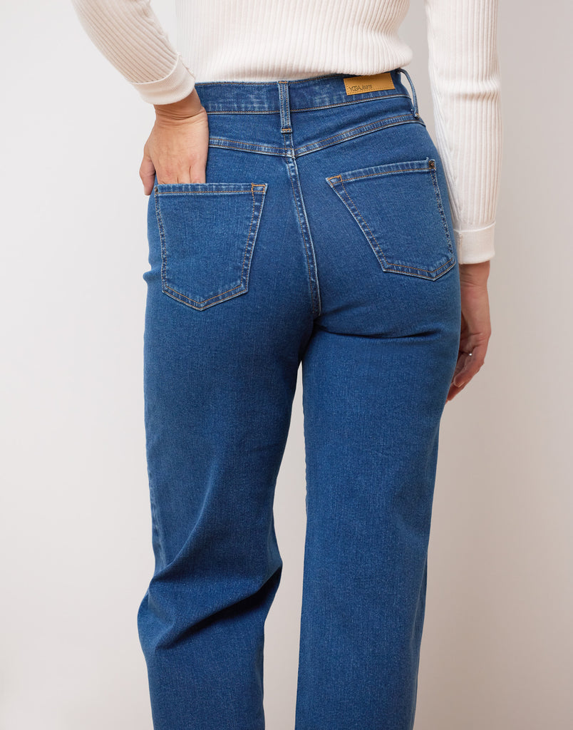 JEANS LILY COUPE TRÈS ÉVASÉE / HERITAGE BLUE
