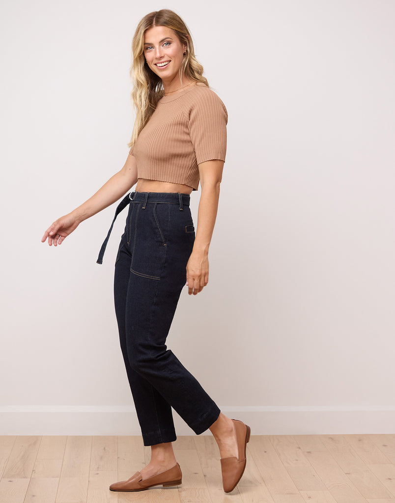 JEANS MALIA COUPE DÉCONTRACTÉE / DEEP INDIGO