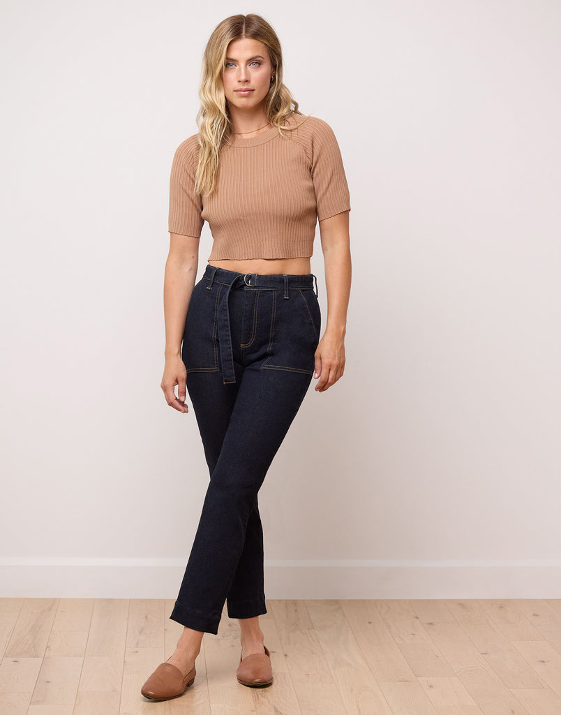 JEANS MALIA COUPE DÉCONTRACTÉE / DEEP INDIGO