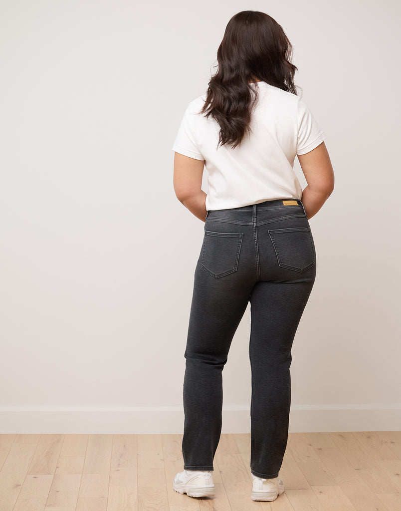 JEANS EMILY COUPE AJUSTÉE / GRAPHITE