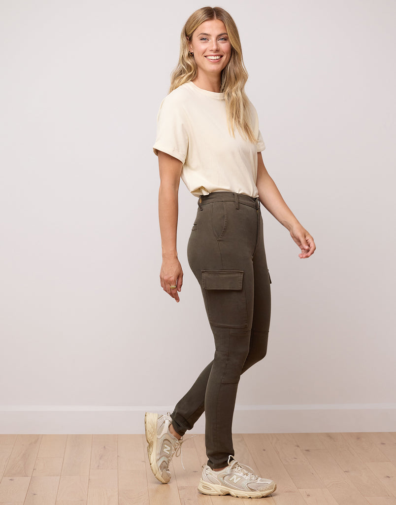 JEANS RACHEL COUPE ÉTROITE / FOREST